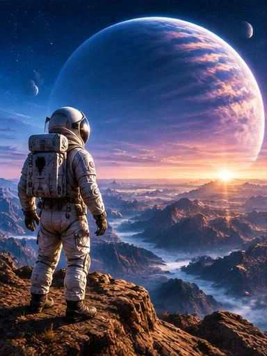 Arte ilustrativa de ficção científica